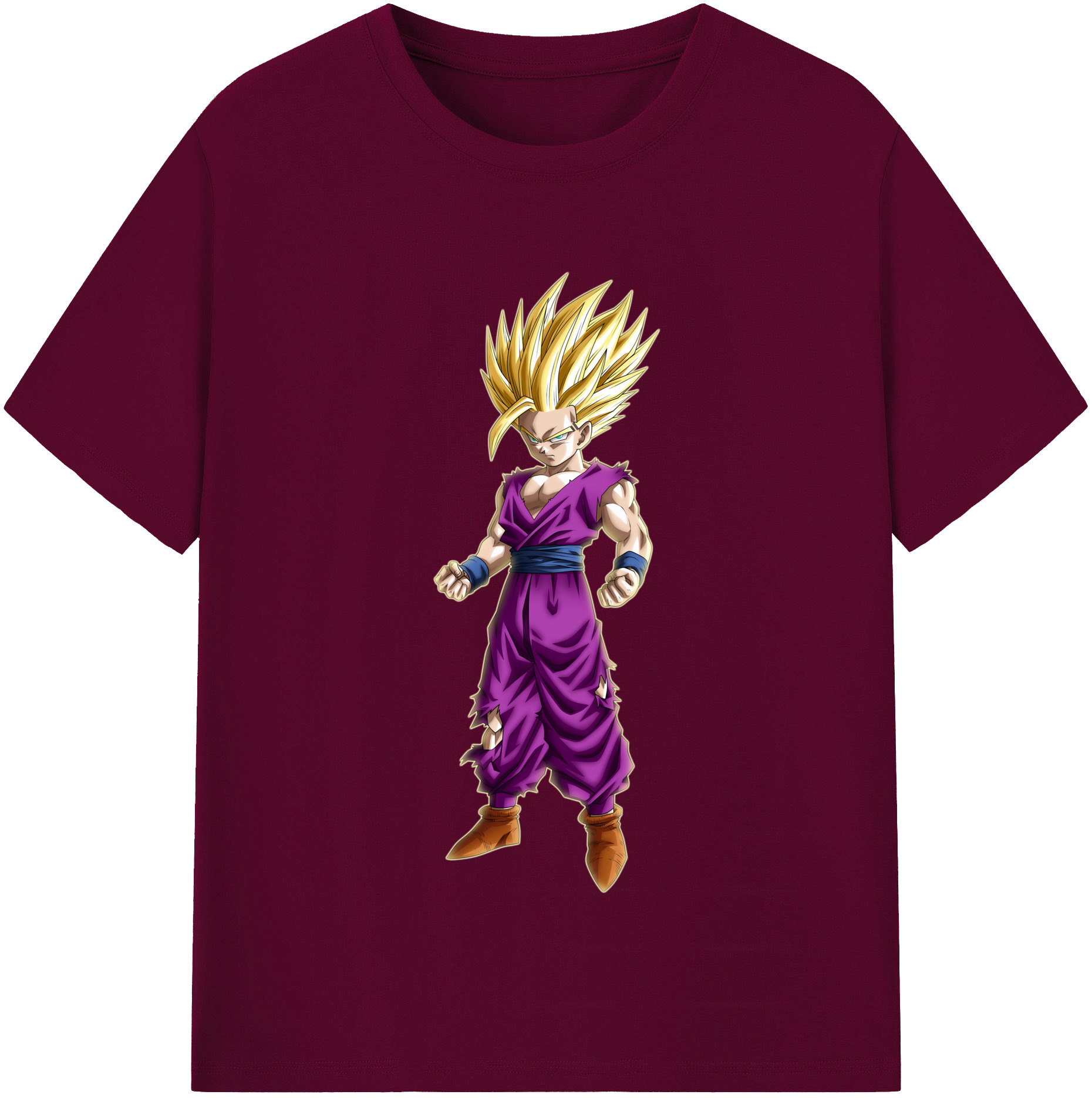 （画像用） ドラゴンボール 孫 悟飯（そんごはん）DRAGON BALL Son Gohan レディースカジュアルプリントTシャツ（綿100％）